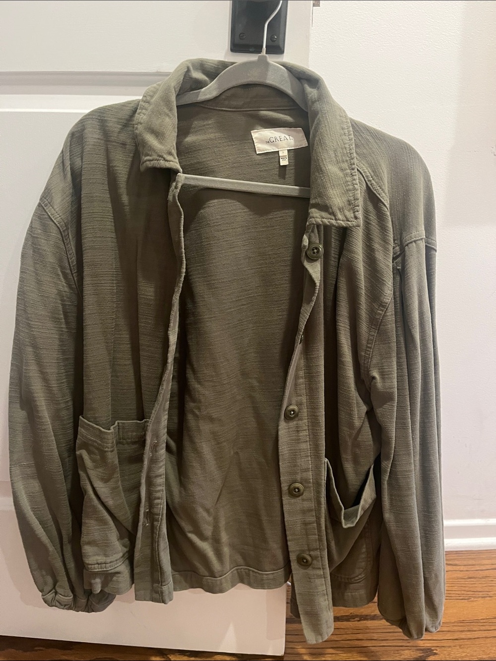 THE GREAT. Olive-Green Lightweight Jacket